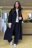 Mercer Soft Twill Trench Black /20 =